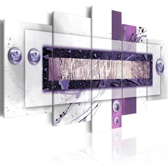 Cuadro decorativo Equilibrio en violeta