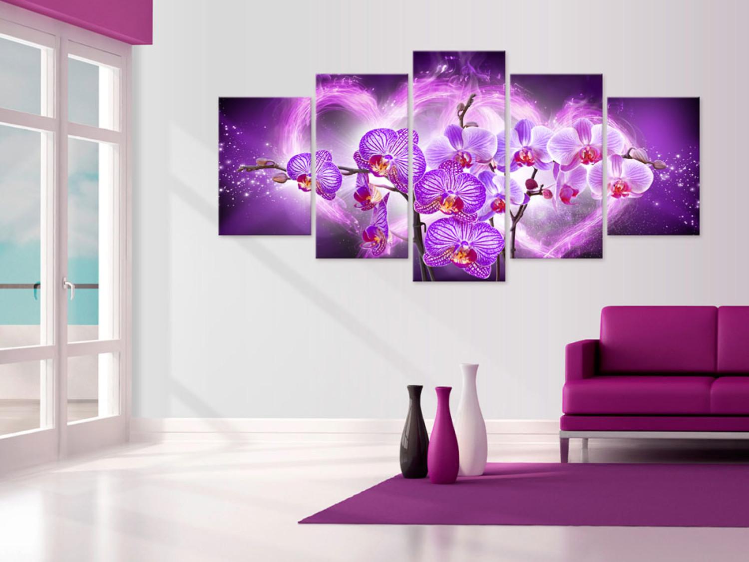 Cuadro decorativo Orquídeas del amor