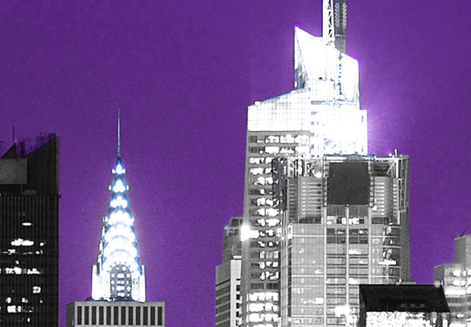 Cuadro moderno Nueva York, Big Apple por la noche
