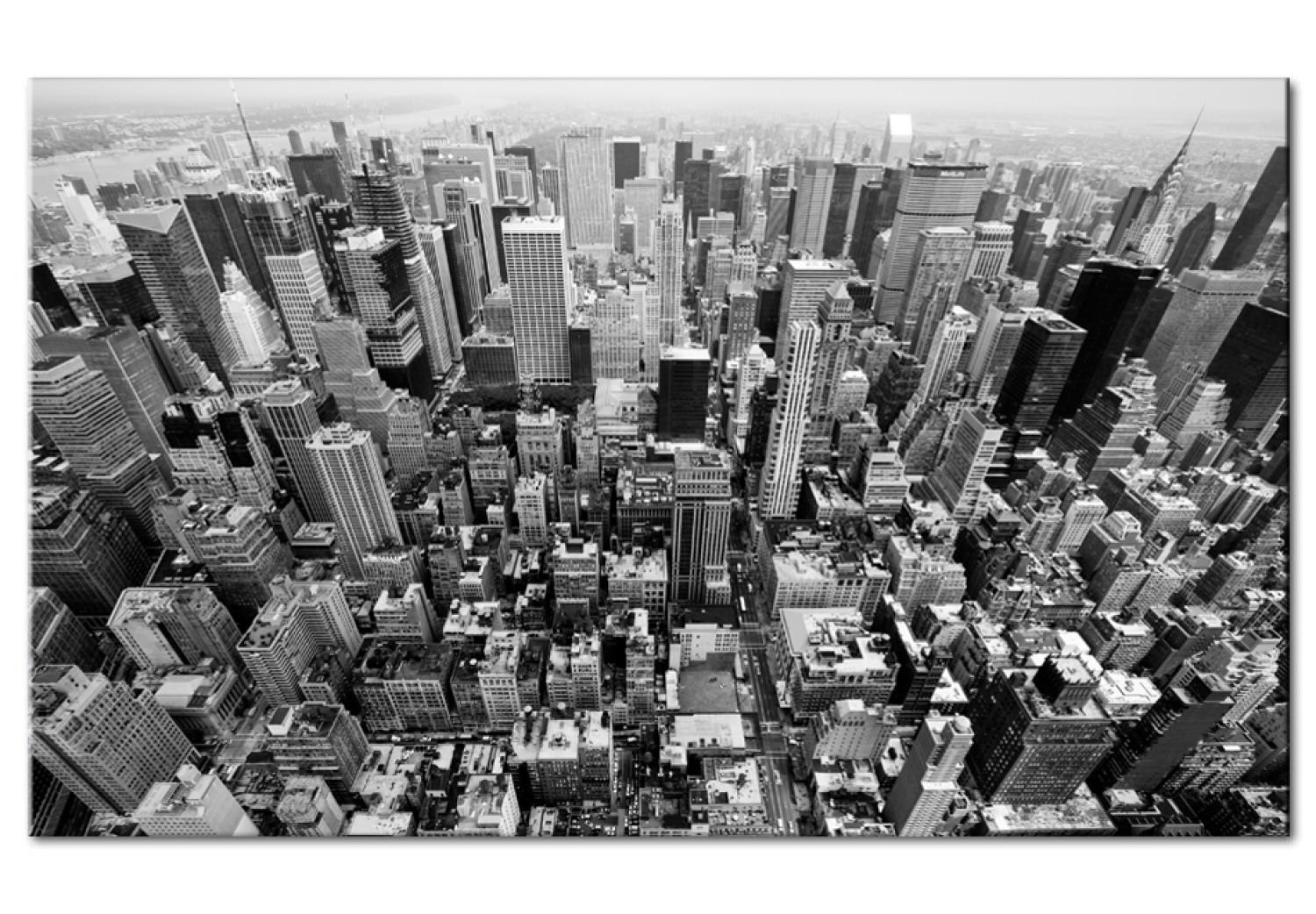 Cuadro moderno New York: black-and-white city