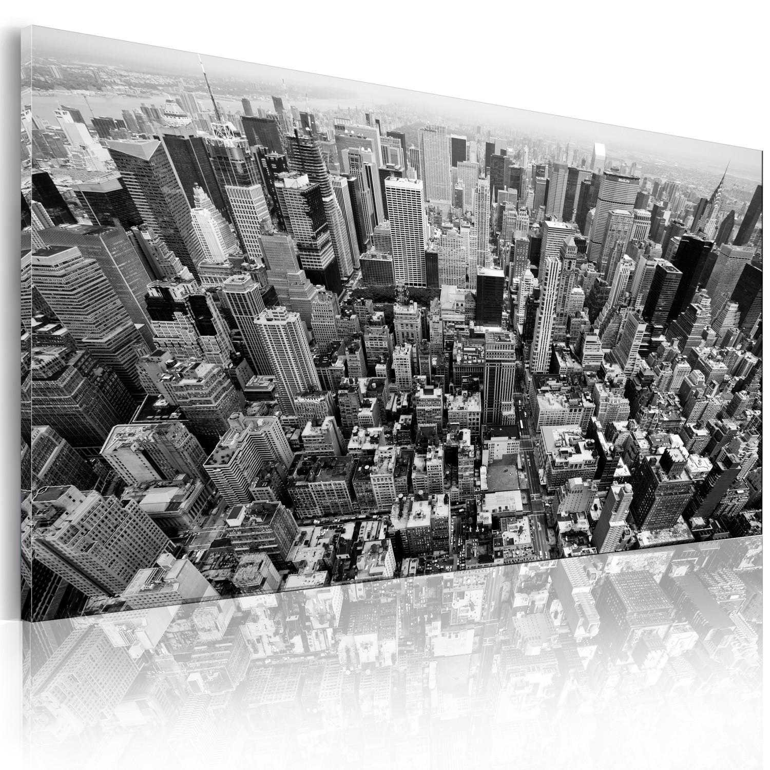 Cuadro moderno New York: black-and-white city
