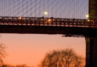 Cuadro Puente do Brooklyn - panorama