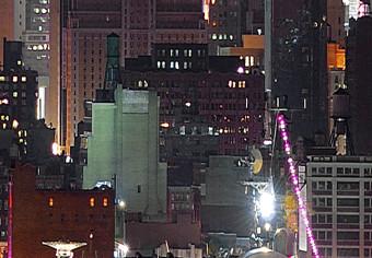 Cuadro decorativo Manhattan por la noche