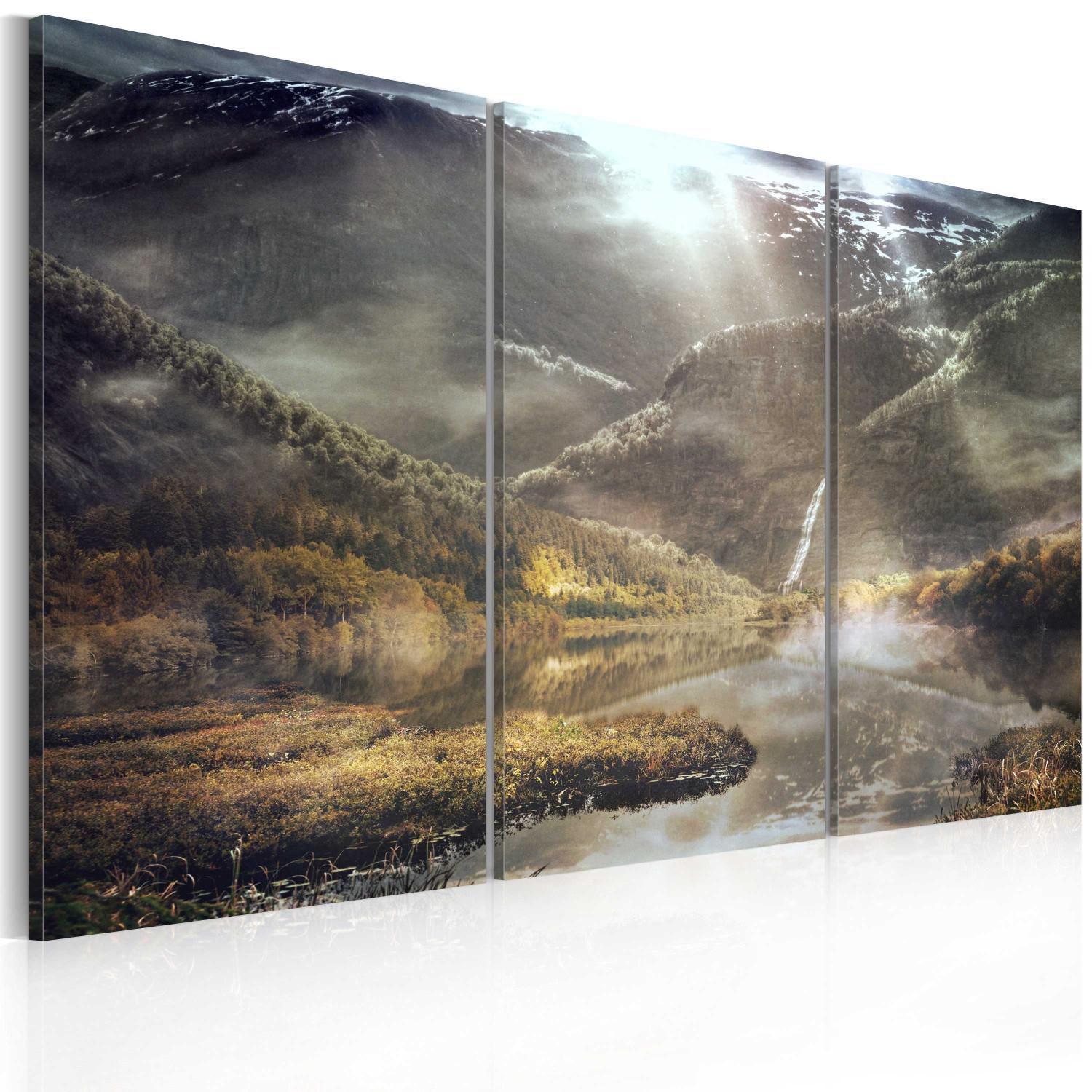 Cuadro The land of mists - triptych
