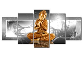 Cuadro Oración budista