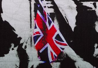 Cuadro decorativo Union Jack Kid (Banksy)