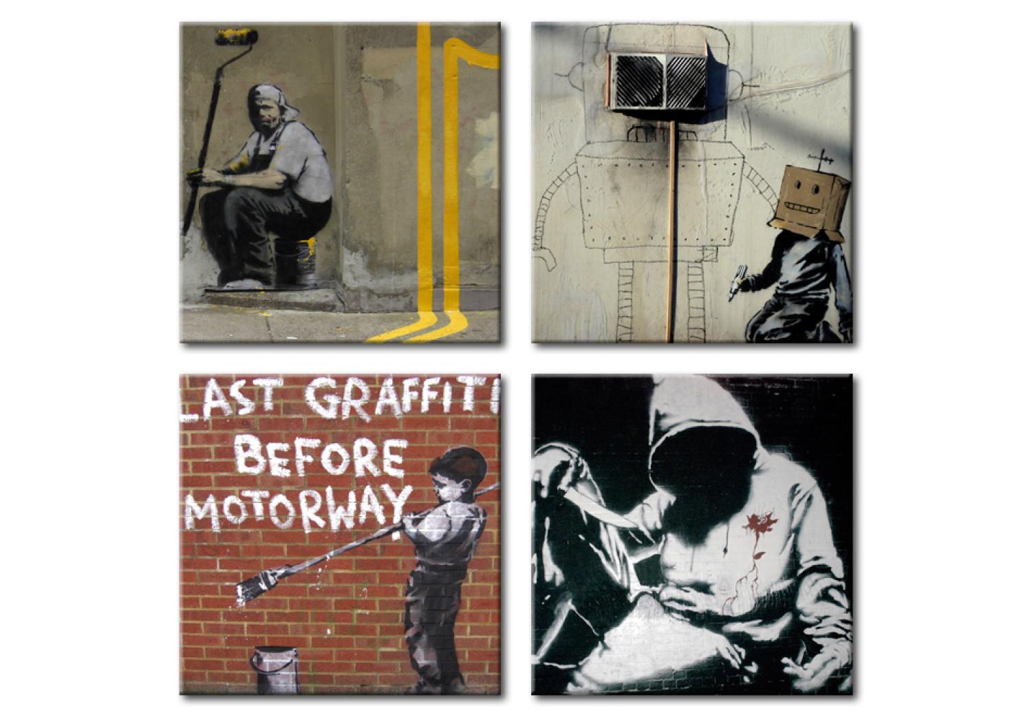Cuadro decorativo Banksy - el arte callejero