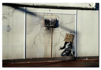 Cuadro decorativo Máquinas (Banksy)