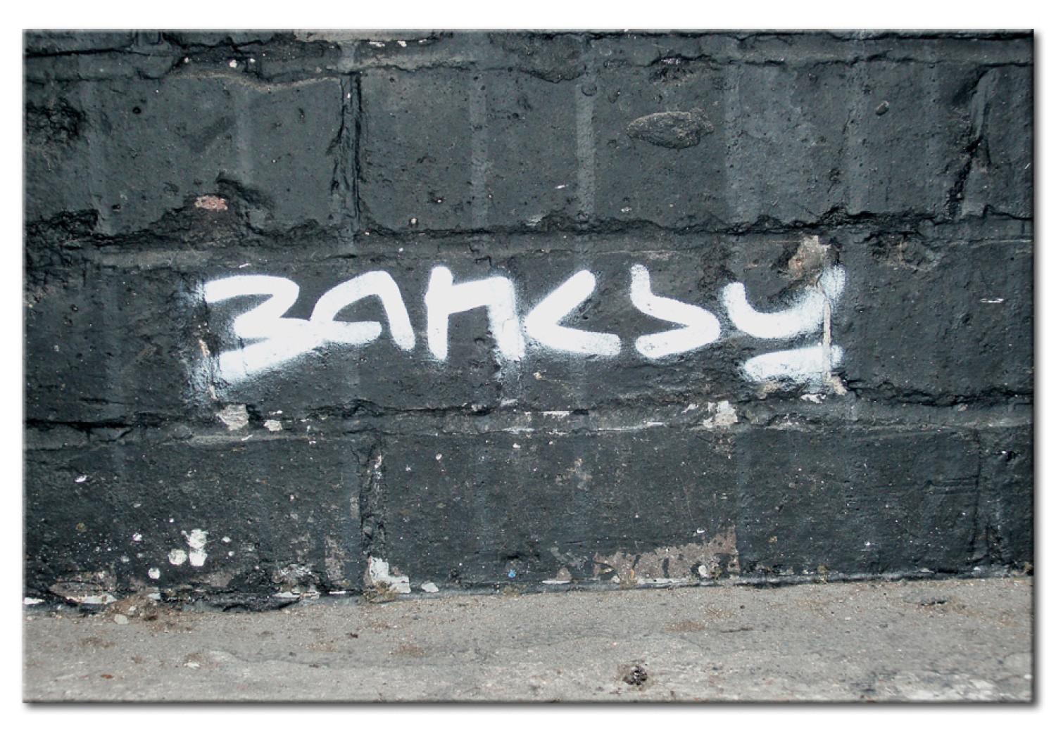 Cuadro moderno Banksy: autógrafo