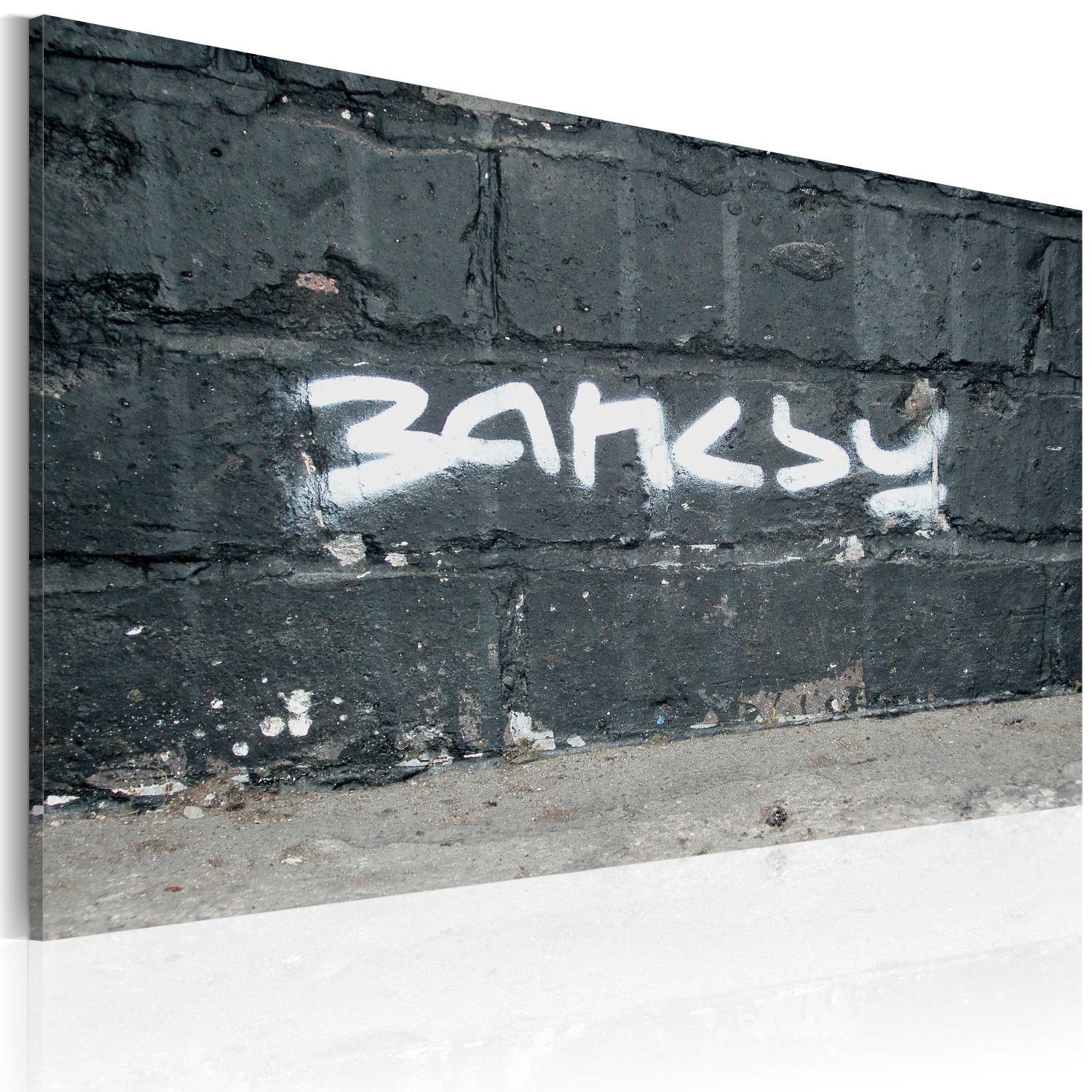 Cuadro moderno Banksy: autógrafo