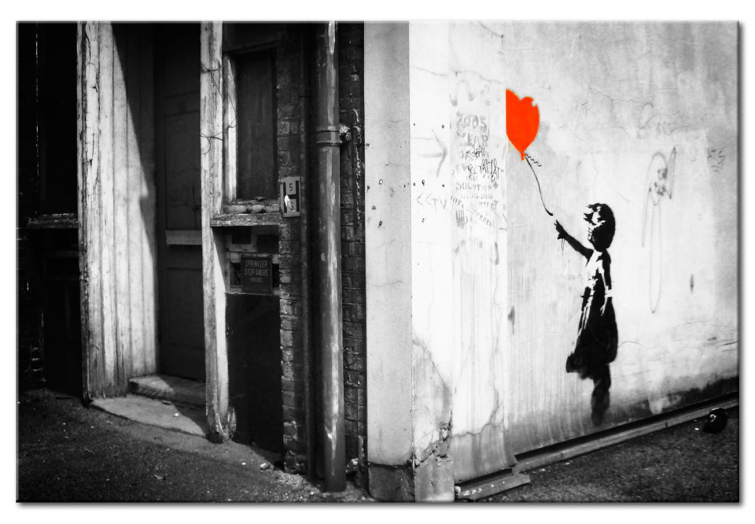 Cuadro Una chica con un globo (Banksy)