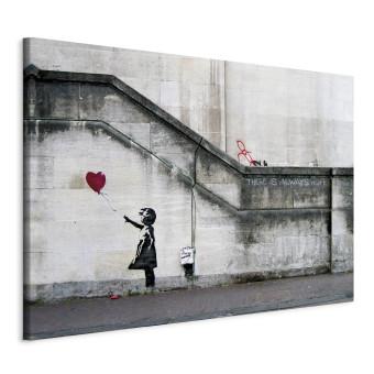 Cuadro moderno La esperanza muere última (Banksy)