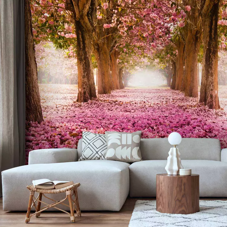 Fotomural decorativo Arboleda rosa