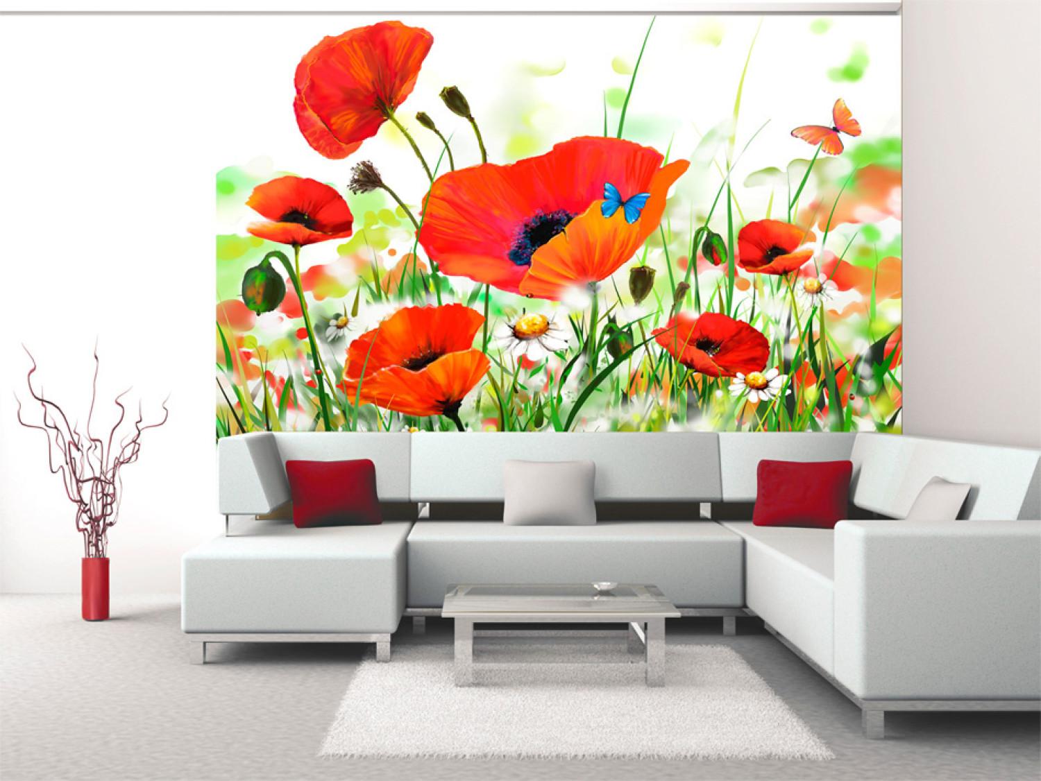Fotomural decorativo Country poppies