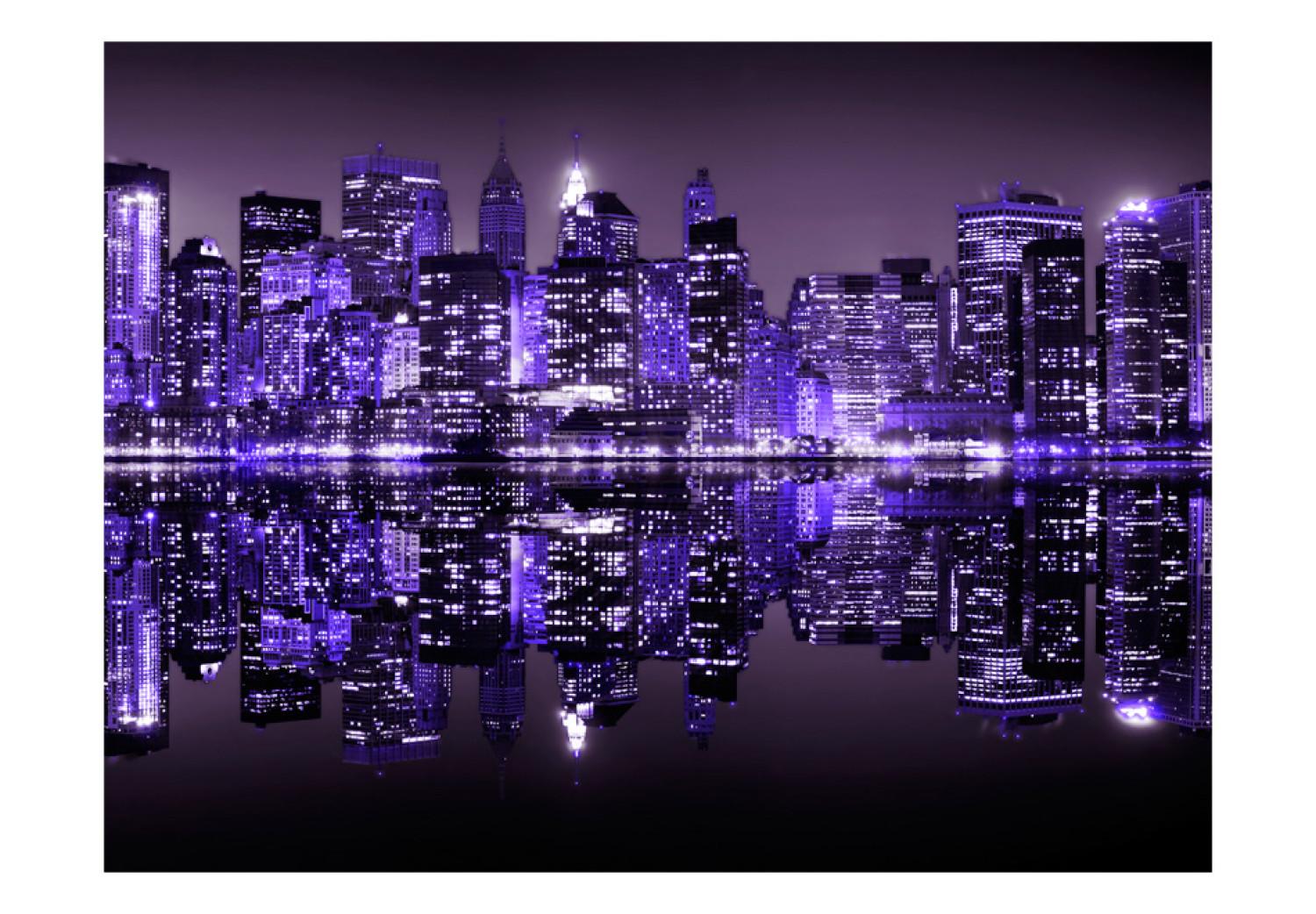 Fotomural decorativo Into the violet - NYC