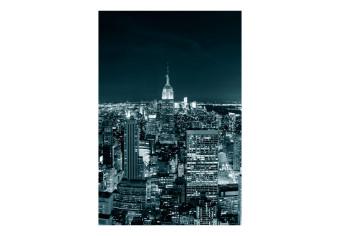 Fotomural decorativo Vida nocturna de Nueva York - Panorama urbano y Empire State Building