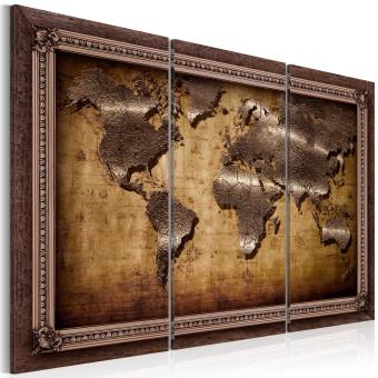 Cuadro moderno The Map in a Frame