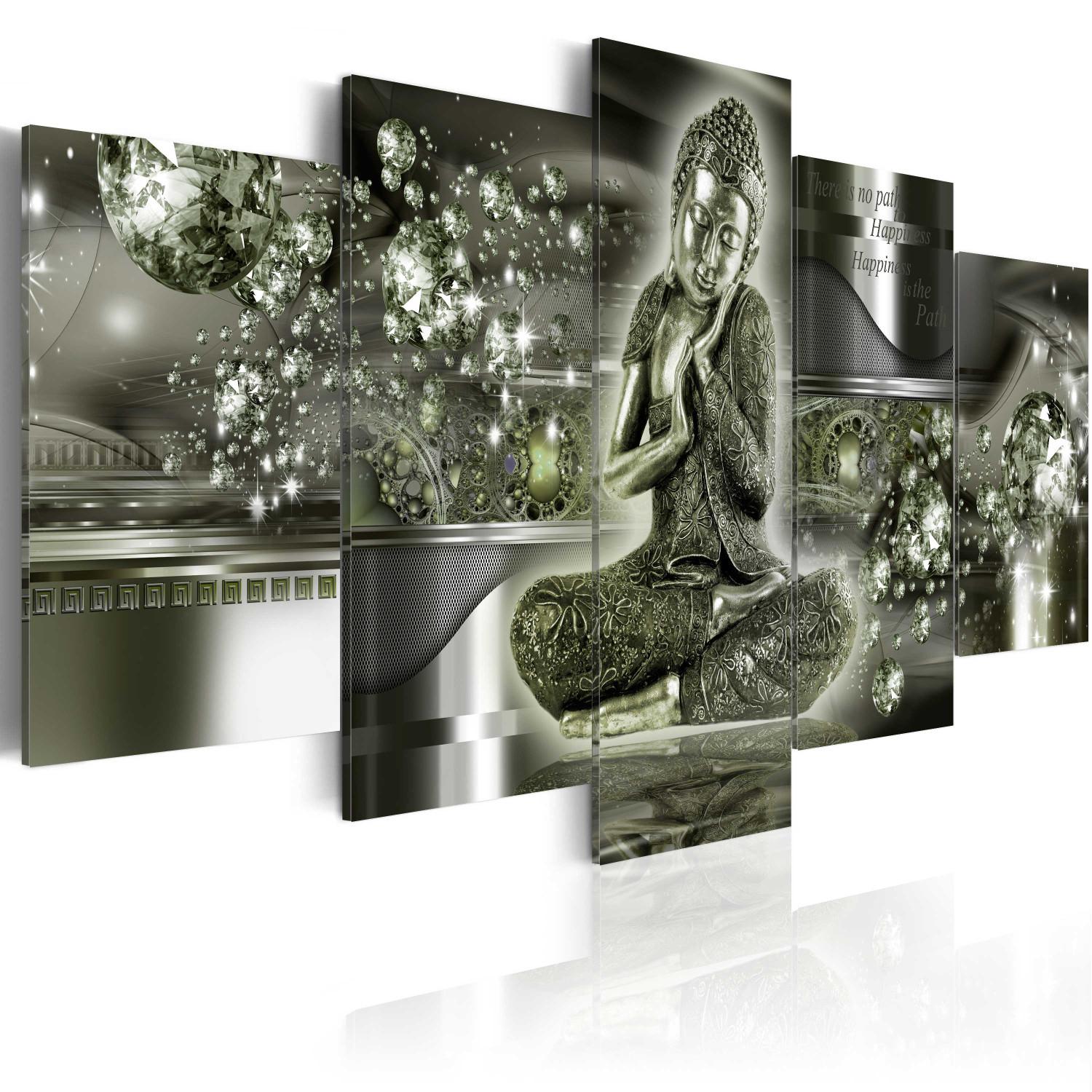Cuadro moderno Emerald Budda