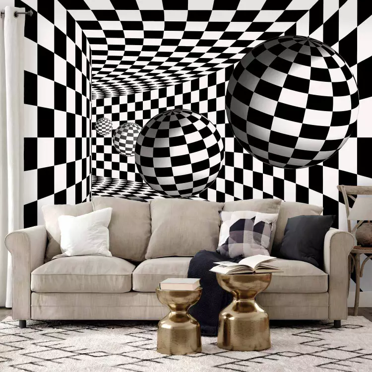 Fotomural decorativo Black & White Corridor