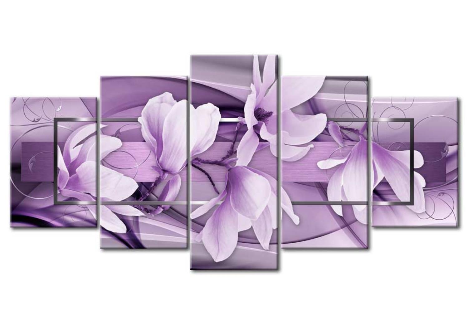 Cuadro decorativo Purple Wave