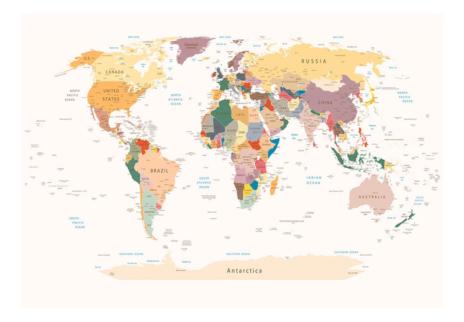 Fotomural decorativo Mapa del mundo