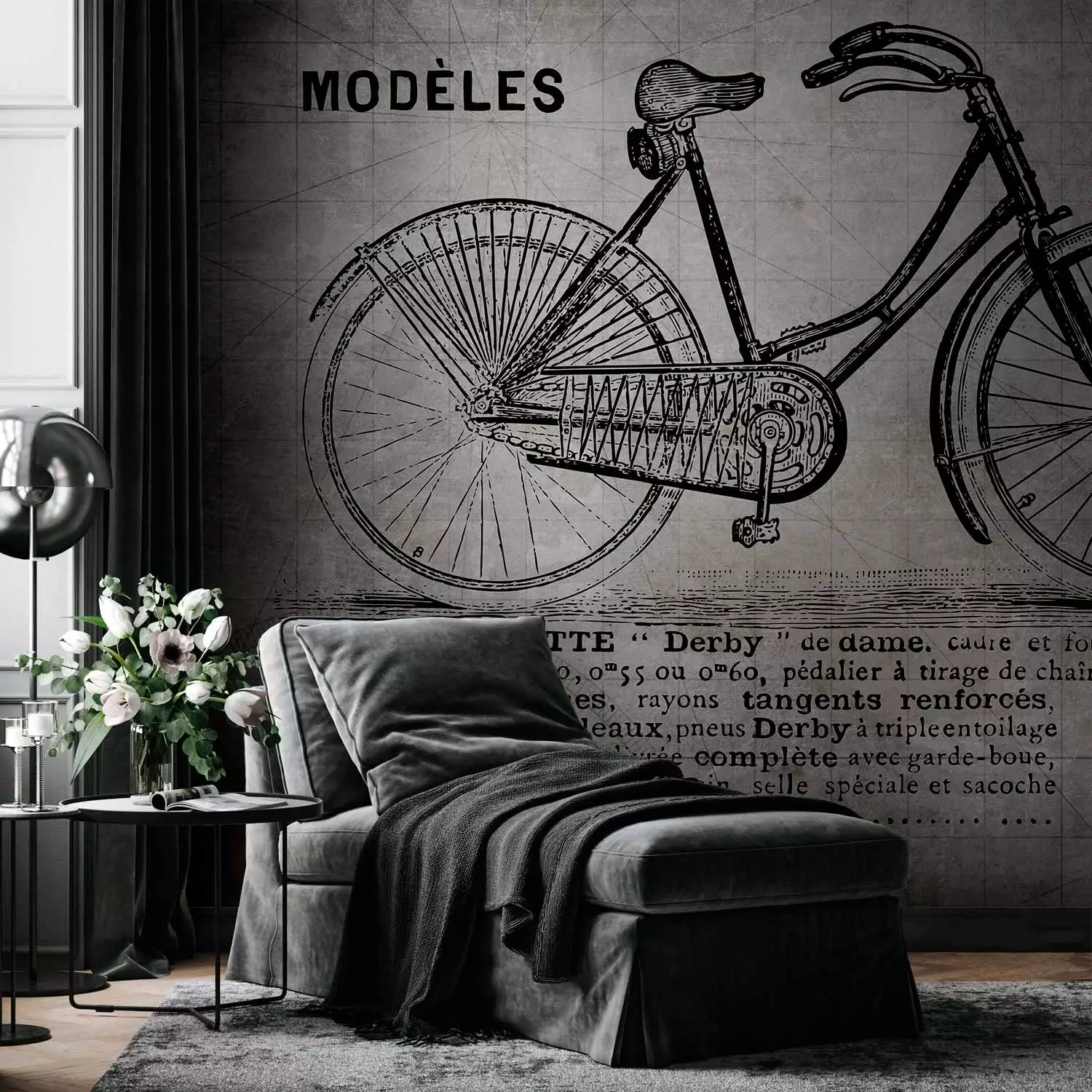 Fotomural Bicycle (Vintage) para pared Vintage tienda bimago
