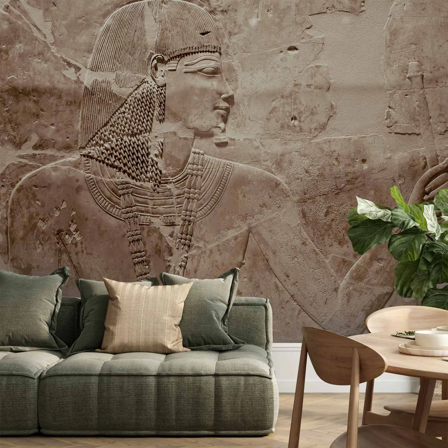 Fotomural Stone Pharaoh para pared África tienda bimago