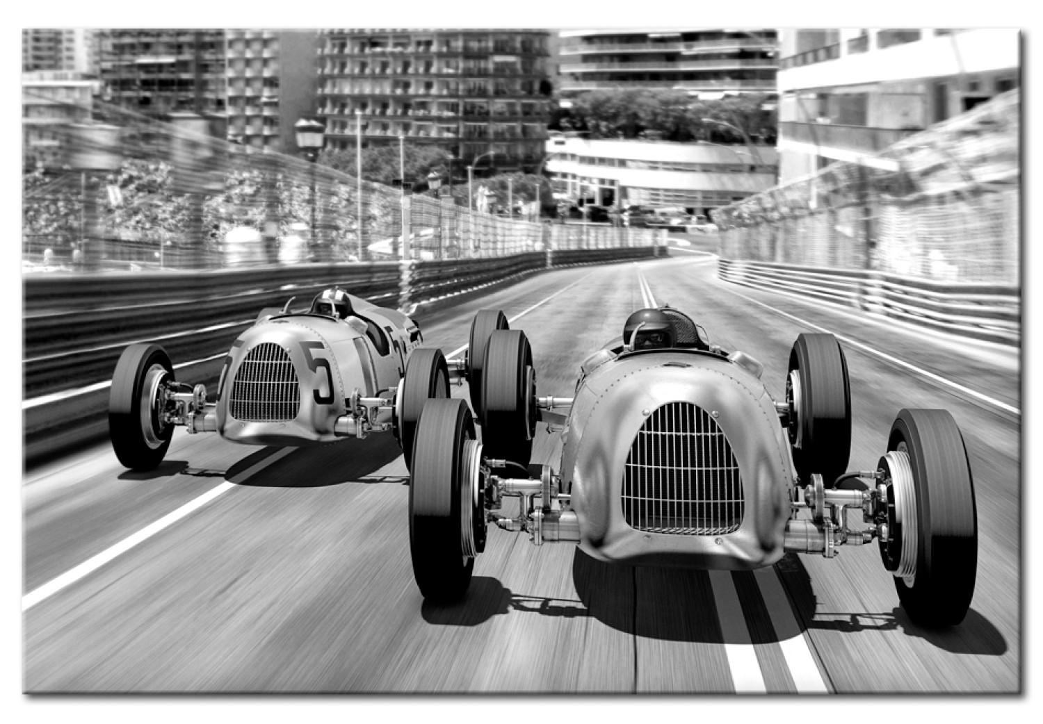 Cuadro moderno Old Cars Racing