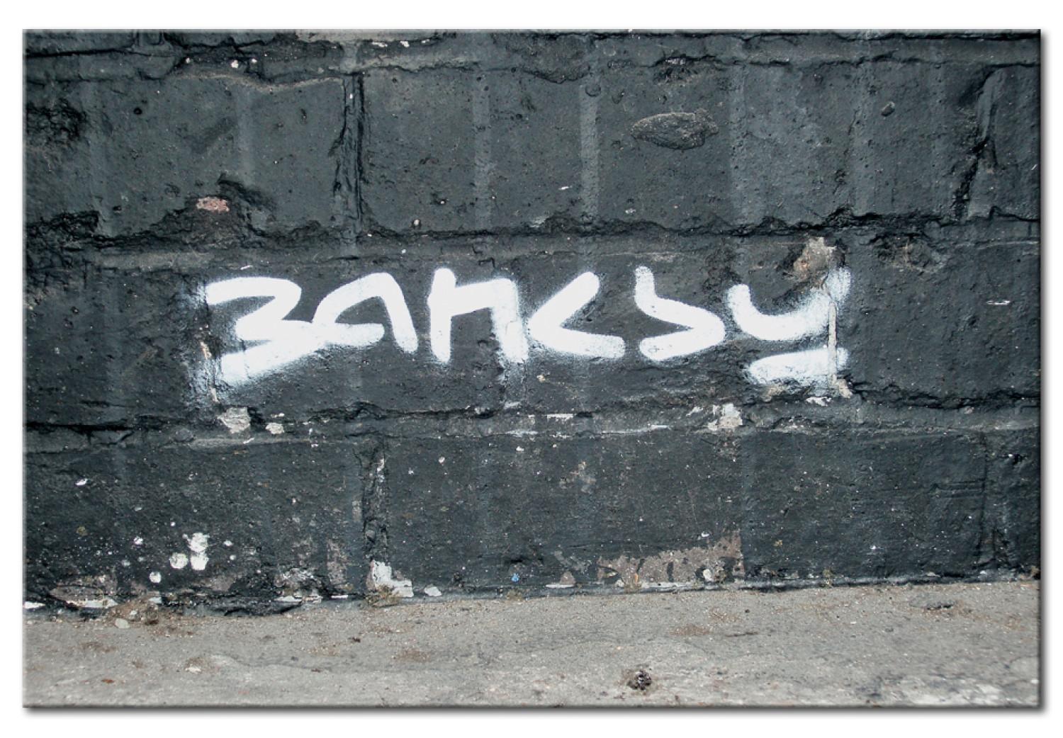Cuadro decorativo La firma de Banksy