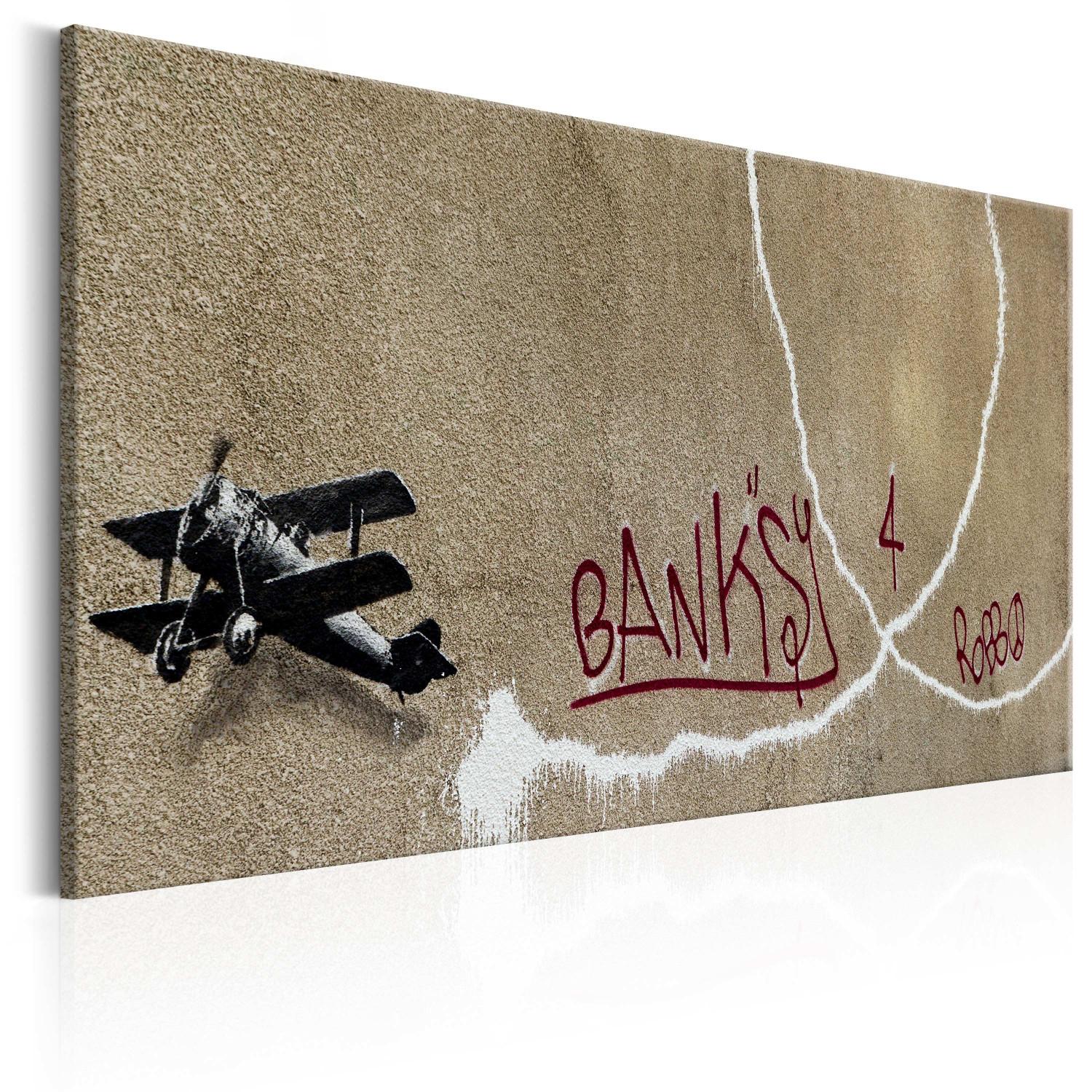 Cuadro moderno Love Plane by Banksy
