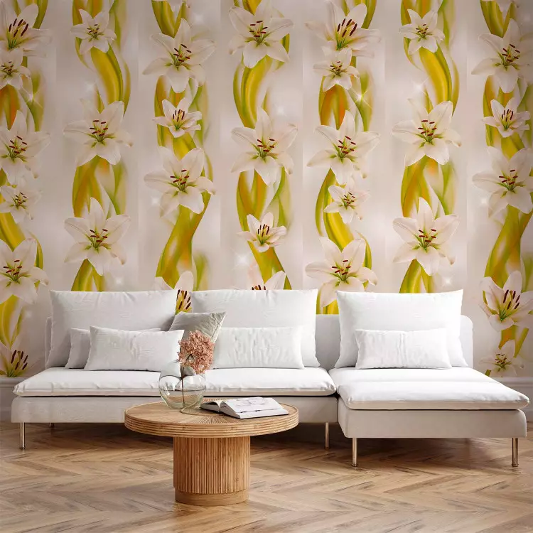 Papel de pared Lilies avant-garde