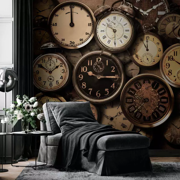 Fotomural decorativo Old Clocks