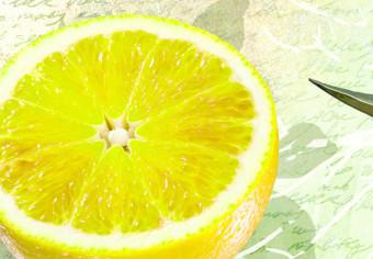Cuadro decorativo Fruta: limón