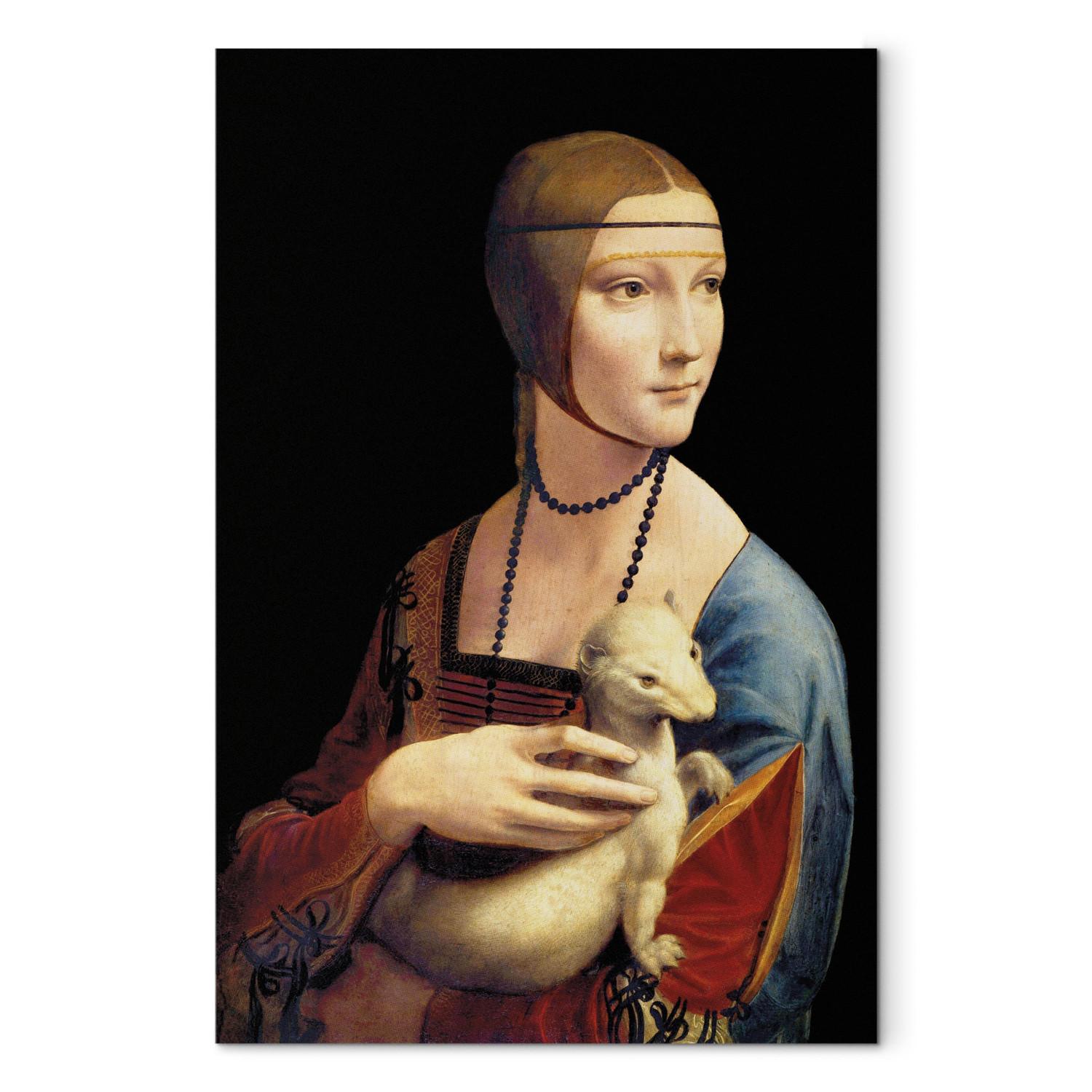 Cuadro famoso Lady with an Ermine - Leonardo da Vinci 