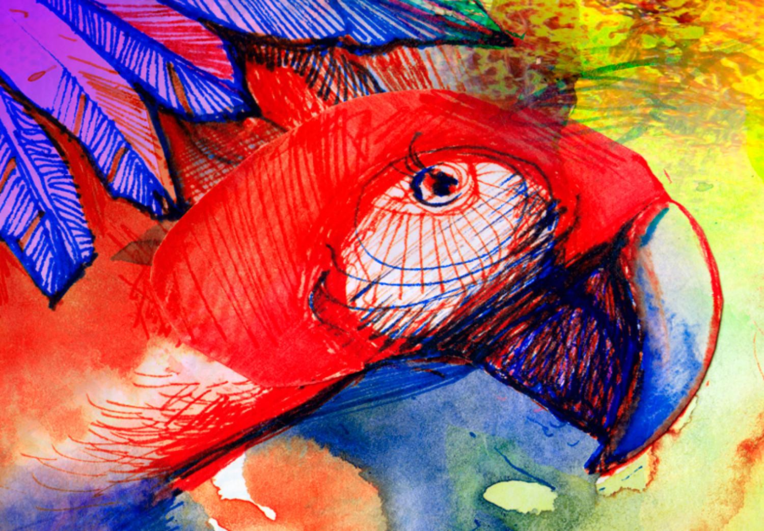 Cuadro Colourful Parrot