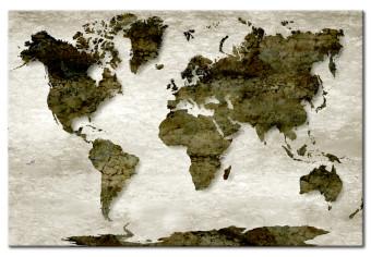 Cuadro moderno World Map: Green Planet