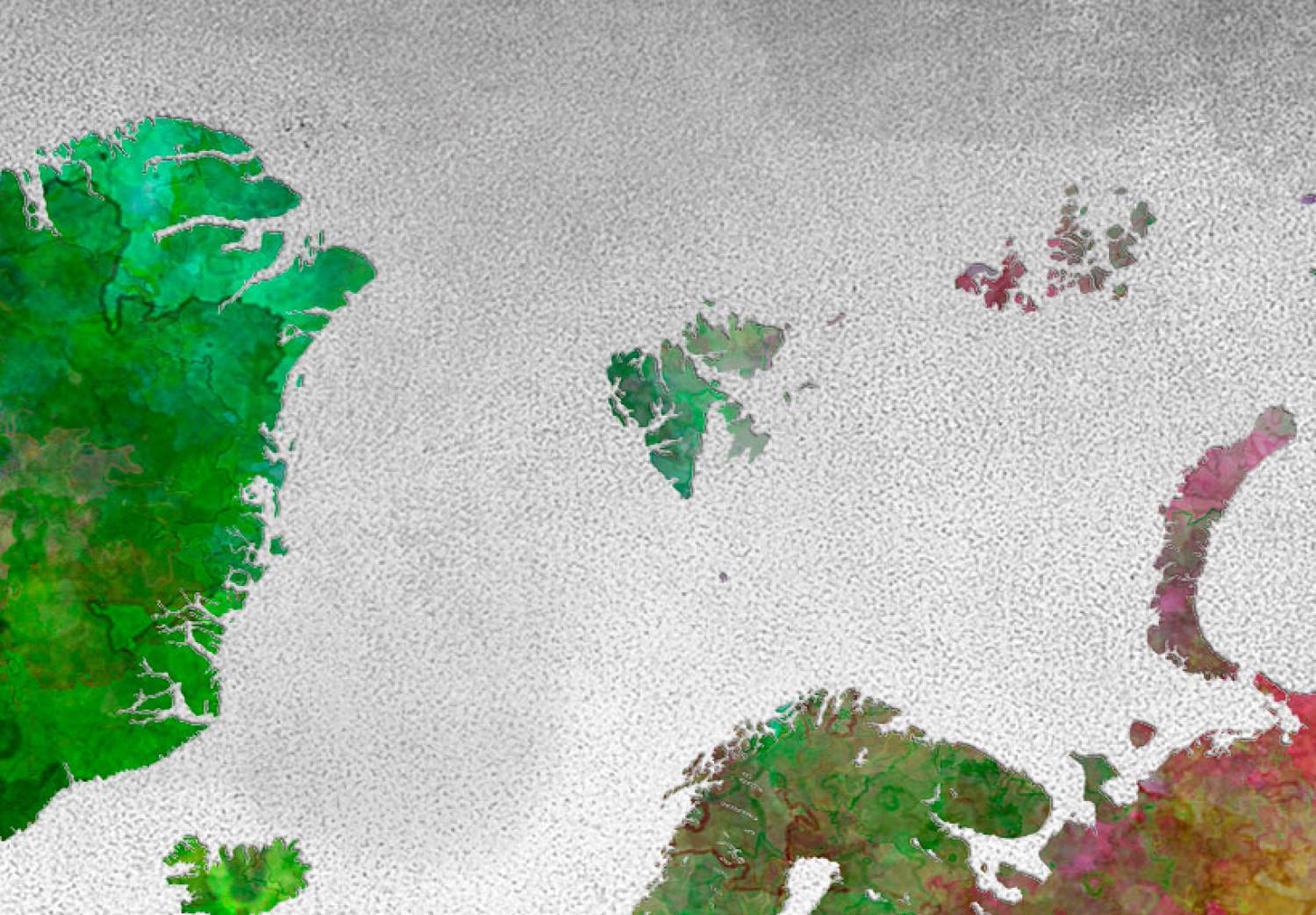 Tablero decorativo en corcho Diversity of World [Cork Map]