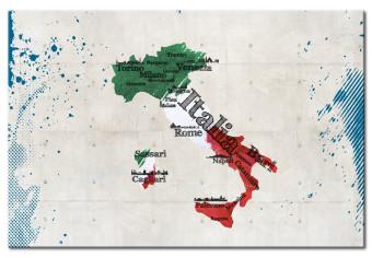 Tablero decorativo en corcho Italy [Cork Map]