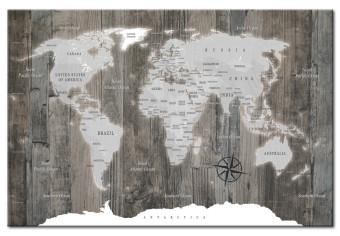 Tablero decorativo en corcho World of Wood [Cork Map]