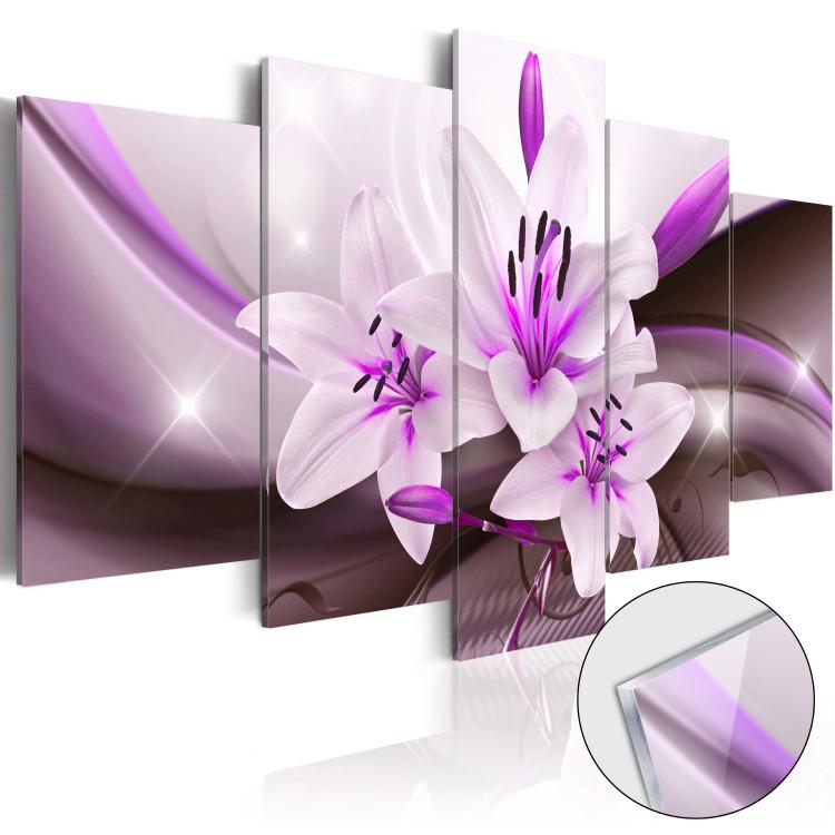 Cuadro acrílico Violet Desert Lily [Glass]