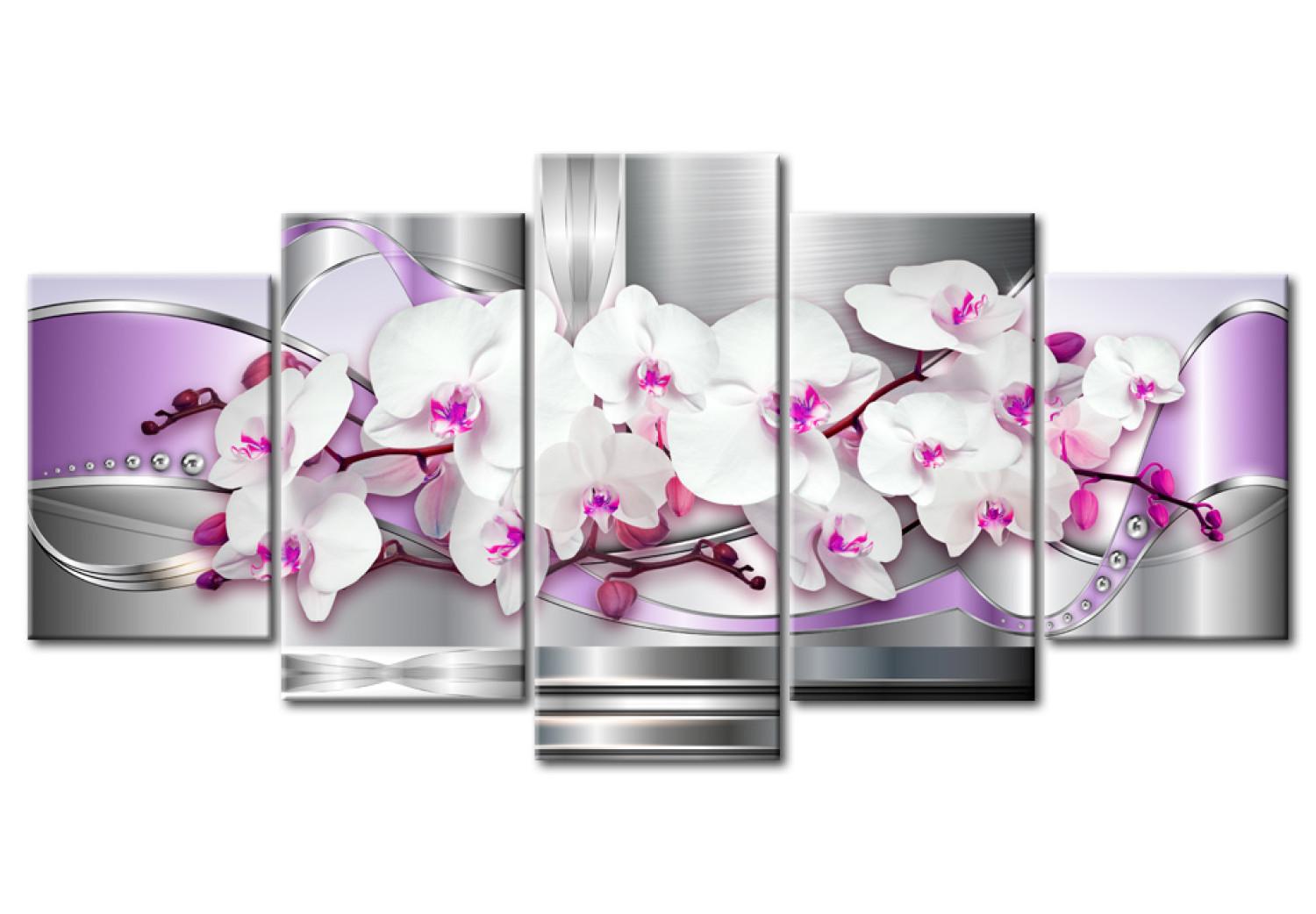Impresión en el vidrio acrílico Orquídea y fantasía [Glass]