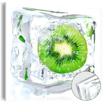 Sobreimpresión en vidrio acrílico Frozen Kiwi Fruit [Glass]
