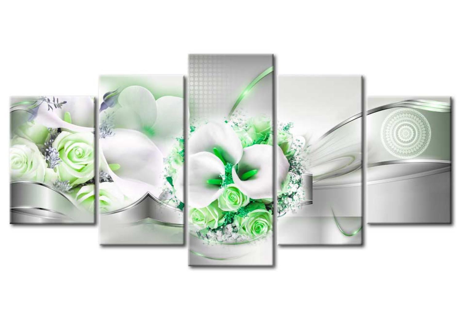 Cuadro decorativo Emerald Bouquet