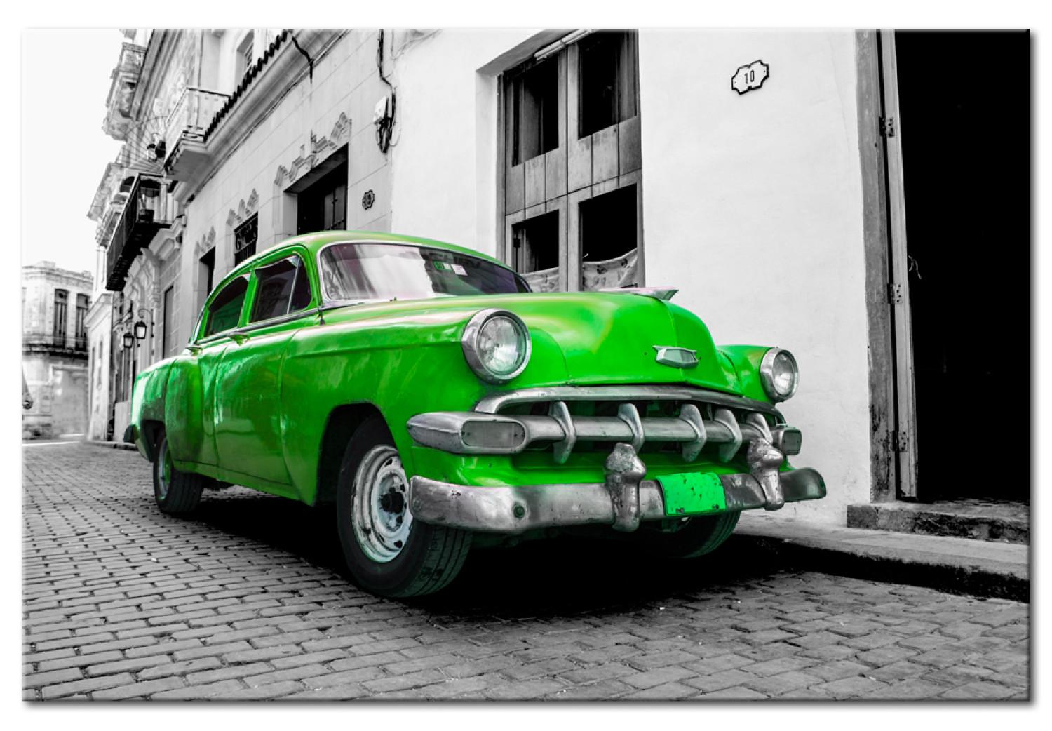 Cuadro moderno Cuban Classic Car (Green)