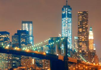 Impresión en metacrílato  New York City: Beautiful Night [Glass]