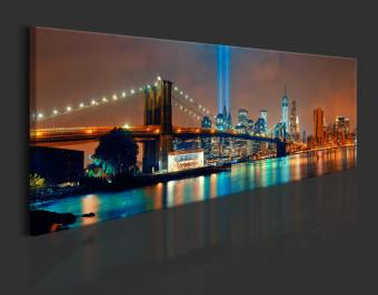 Impresión en metacrílato  New York City: Beautiful Night [Glass]