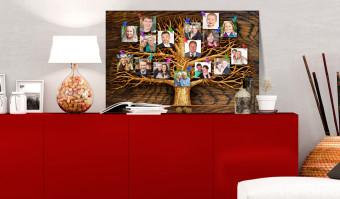 Tablero decorativo en corcho Family's Tree [Corkboard]