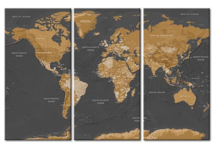 Cuadro en lienzo World Map: Modern Aesthetics
