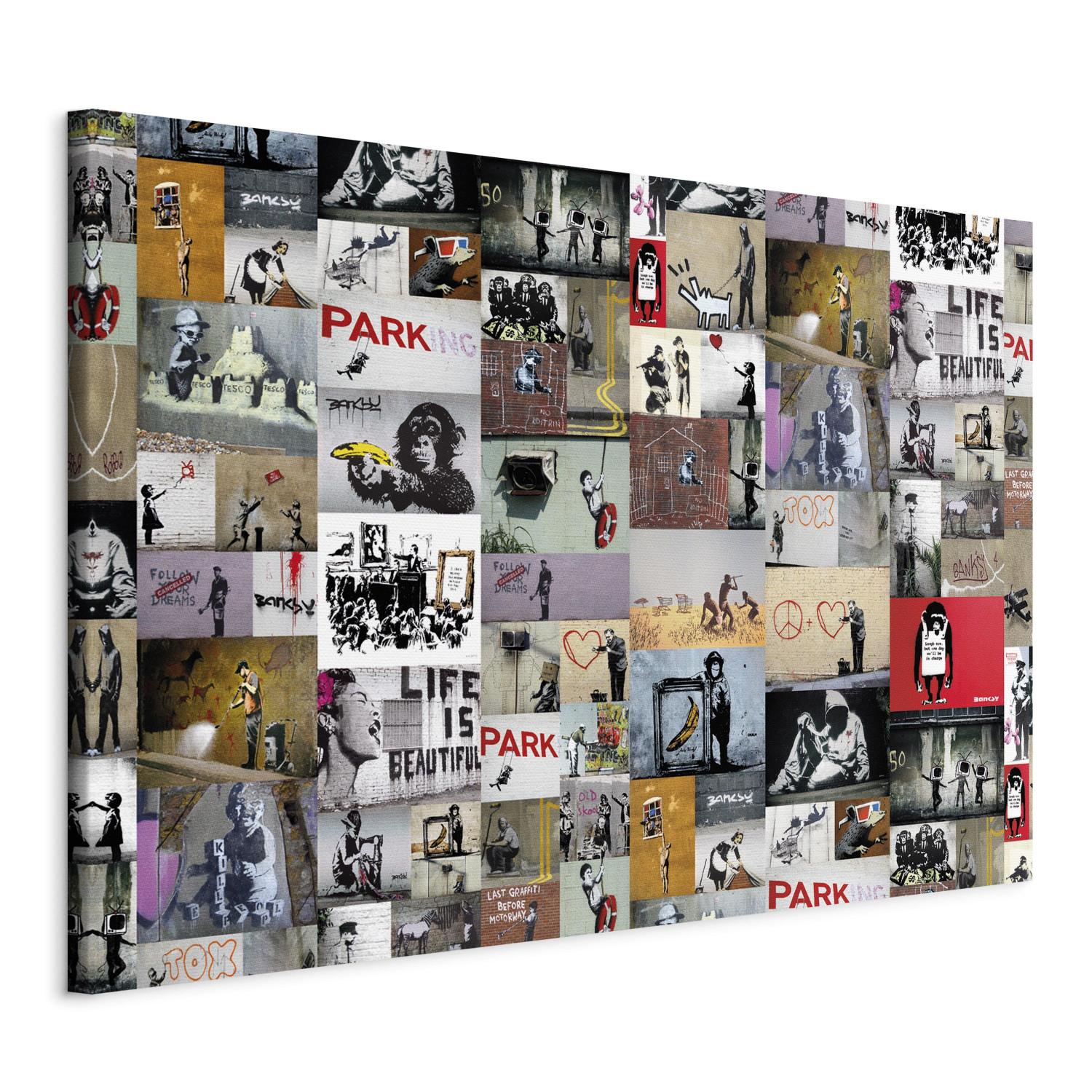 Cuadro Art of Collage: Banksy