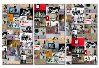 Cuadro Art of Collage: Banksy III